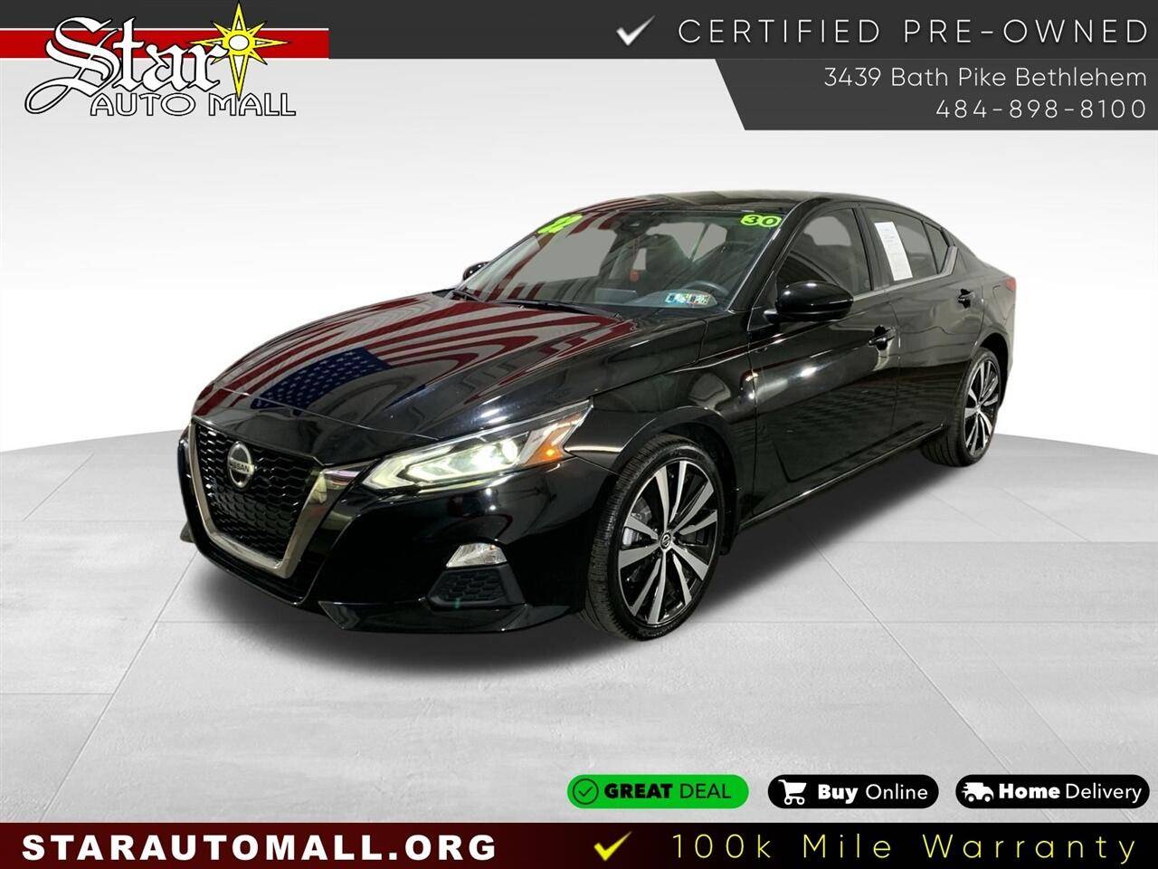 2022 Nissan Altima SR — Sedan — 30,036 mi — Bethlehem, PA