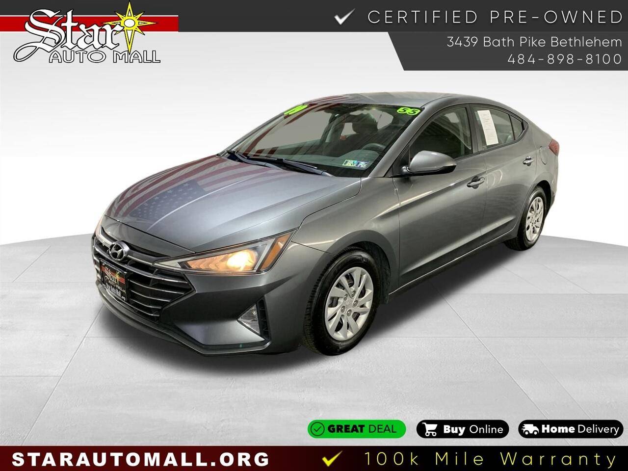 2019 Hyundai Elantra SE — Sedan — 55,024 mi — Bethlehem, PA
