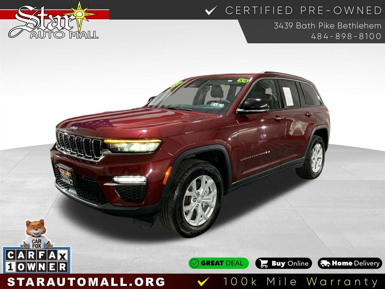 2023 Jeep Grand Cherokee Limited — SUV — 54,098 mi — Bethlehem, PA
