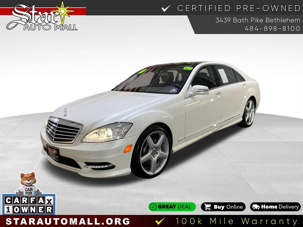 2010 Mercedes-Benz S-Class S 550 — Sedan — 97,240 mi — Bethlehem, PA