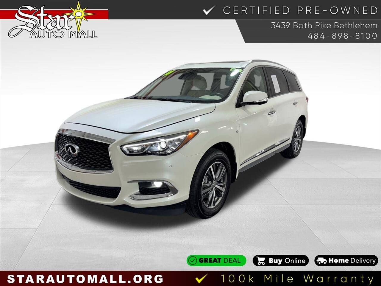 2020 INFINITI QX60 LUXE — SUV — 81,494 mi — Bethlehem, PA