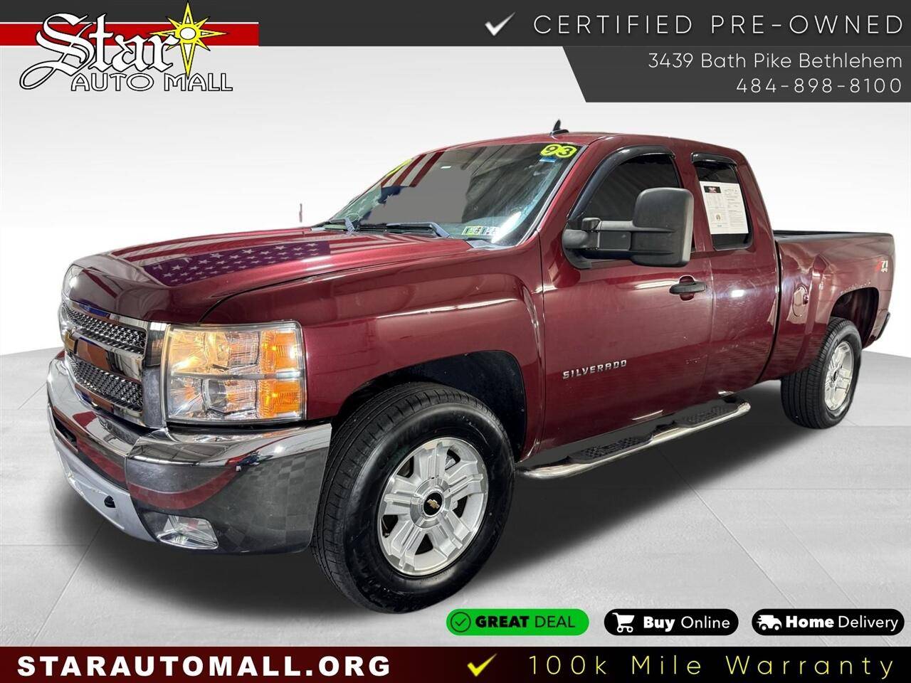 2013 Chevrolet Silverado 1500 LT — Pickup Truck — 93,365 mi — Bethlehem, PA