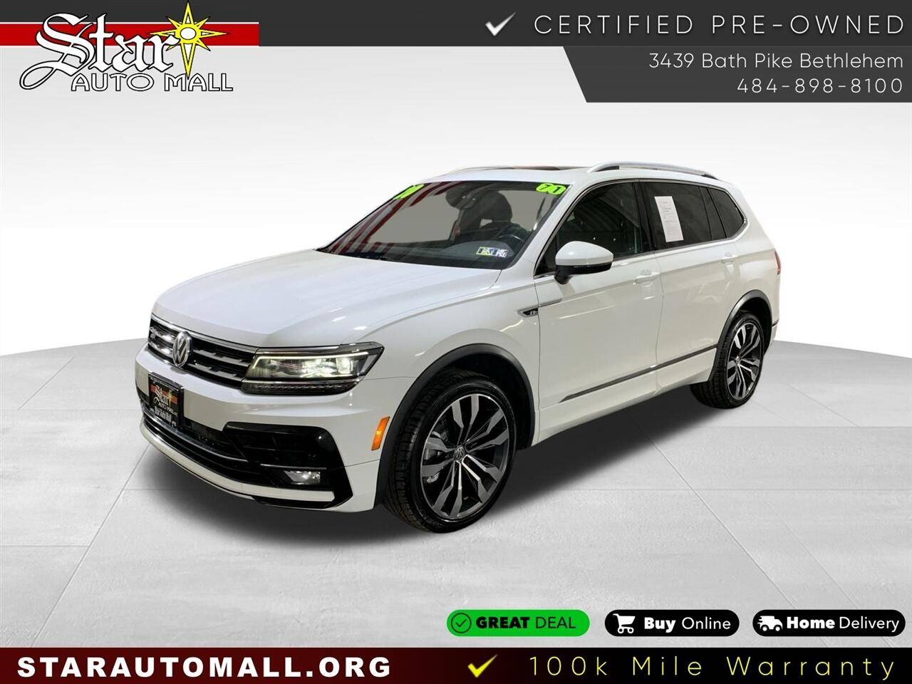2020 Volkswagen Tiguan SEL Premium R-Line — SUV — 70,782 mi — Bethlehem, PA