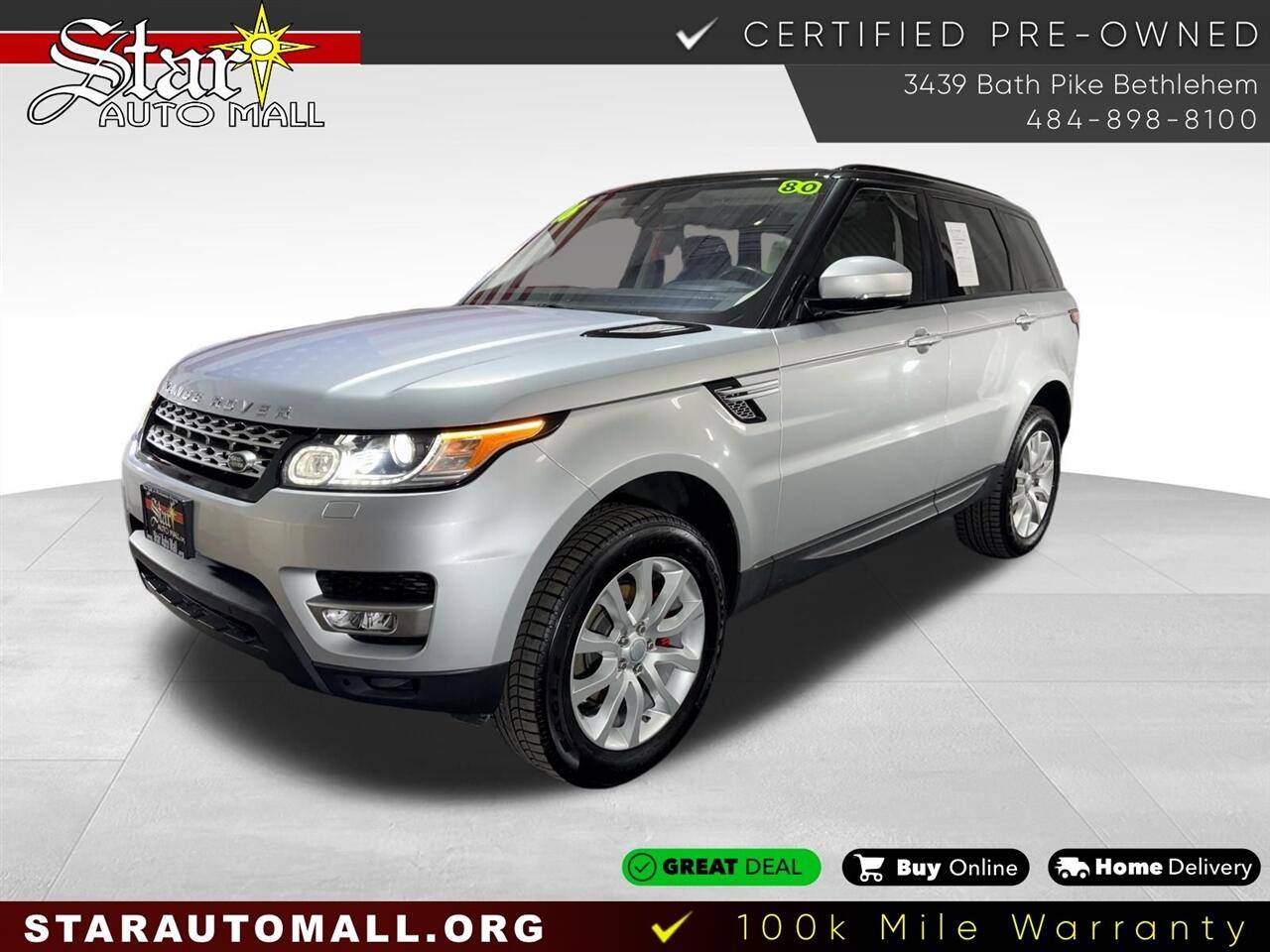 2016 Land Rover Range Rover Sport HSE — SUV — 79,753 mi — Bethlehem, PA
