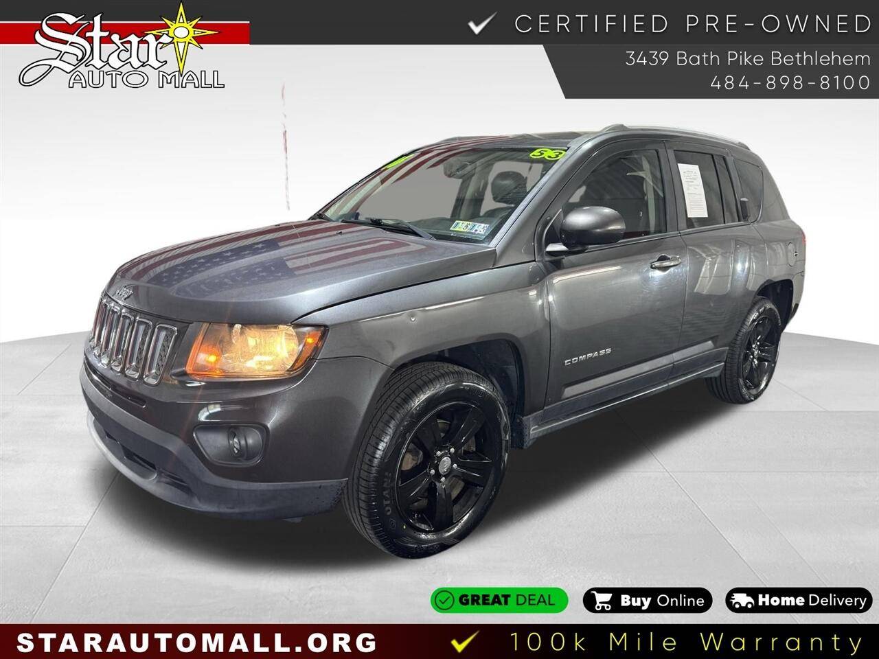 2016 Jeep Compass Latitude — SUV — 52,928 mi — Bethlehem, PA