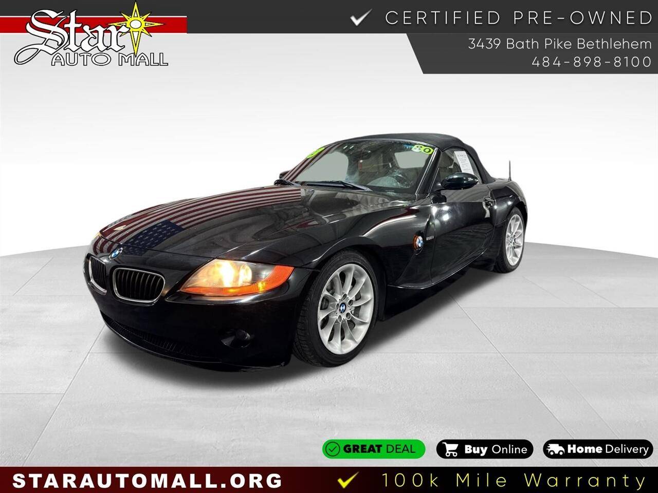 2003 BMW Z4 2.5i — Convertible — 80,252 mi — Bethlehem, PA