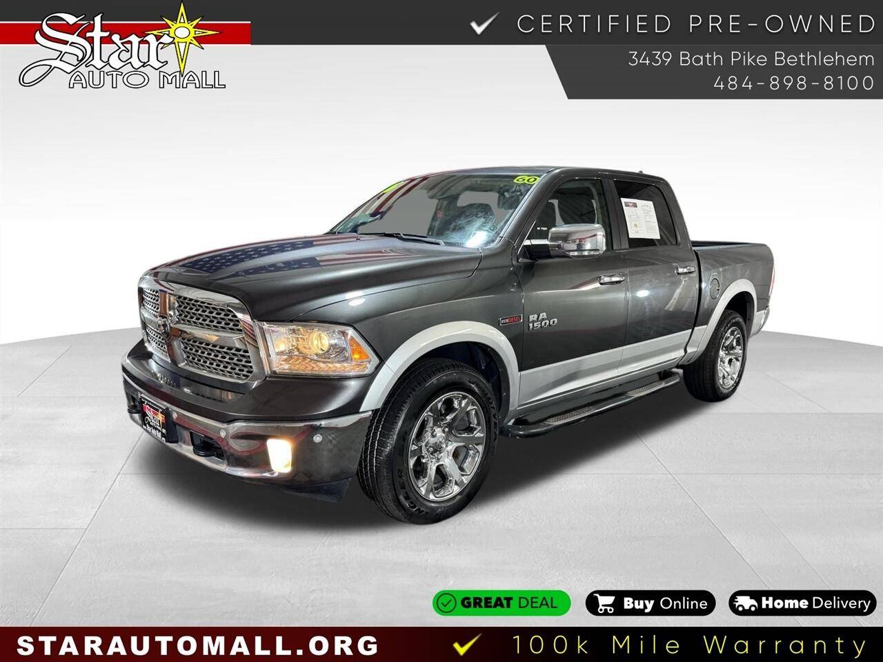 2016 Ram 1500 Laramie — Pickup Truck — 59,870 mi — Bethlehem, PA