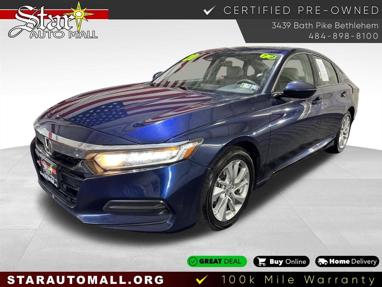 2020 Honda Accord LX — Sedan — 71,301 mi — Bethlehem, PA