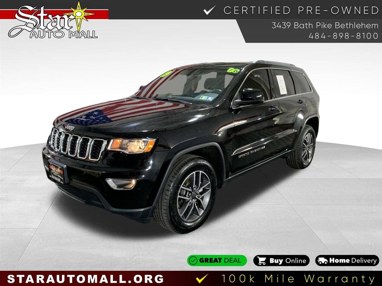 2019 Jeep Grand Cherokee Laredo E — SUV — 76,216 mi — Bethlehem, PA