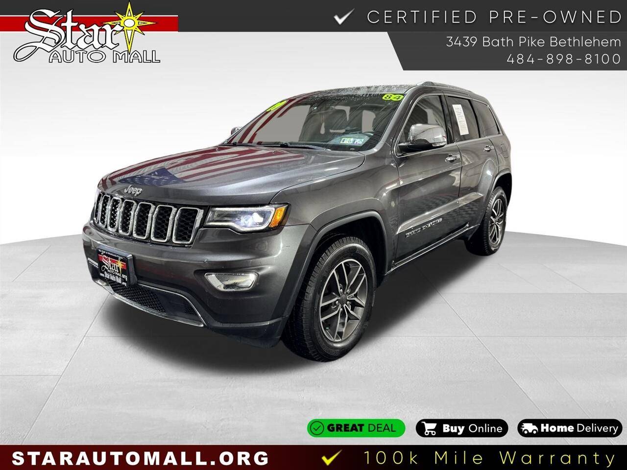 2019 Jeep Grand Cherokee Limited — SUV — 83,550 mi — Bethlehem, PA