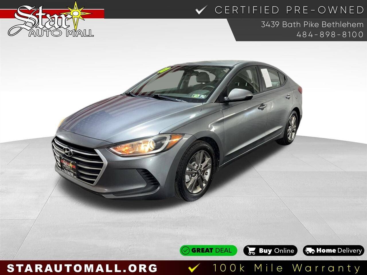 2017 Hyundai Elantra SE — Sedan — 113,748 mi — Bethlehem, PA