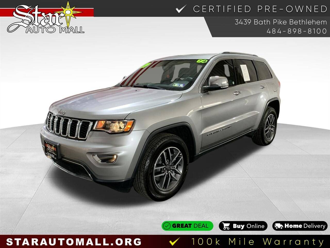 2019 Jeep Grand Cherokee Limited — SUV — 74,192 mi — Bethlehem, PA