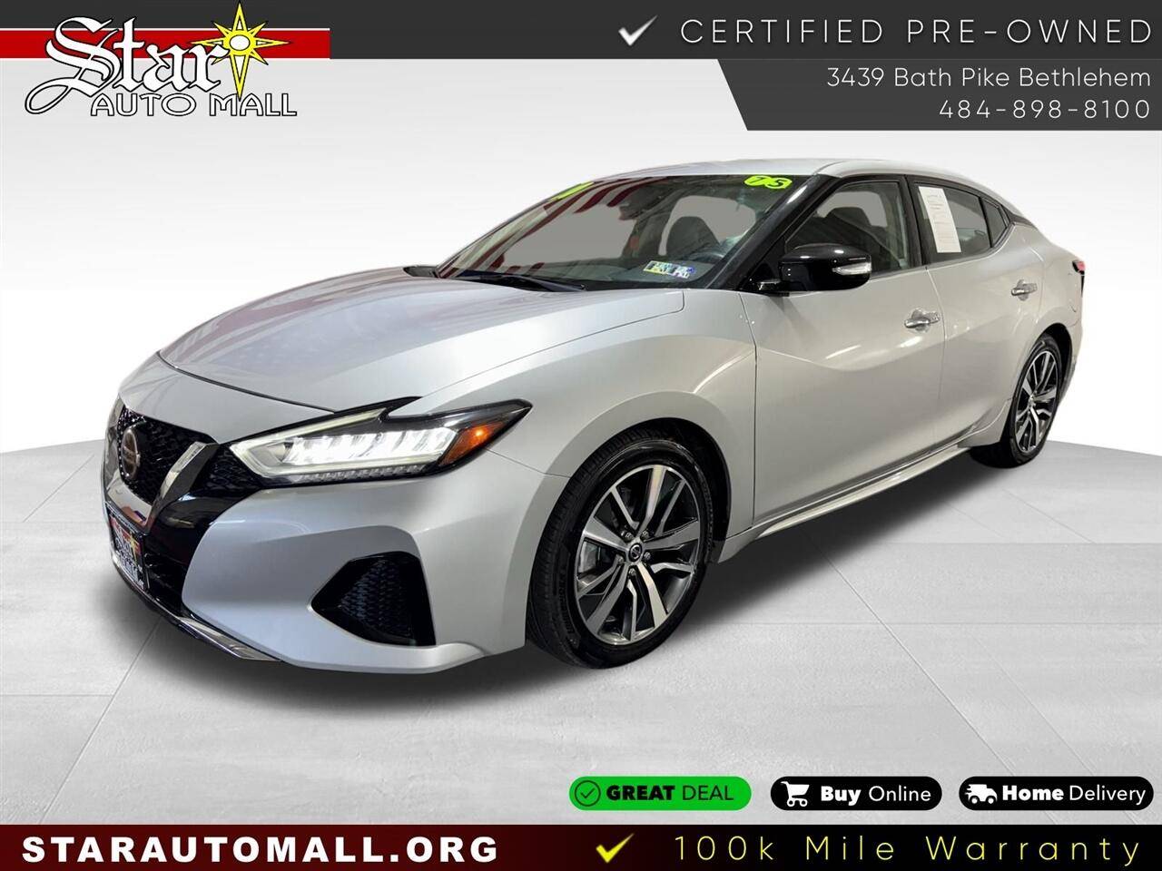 2020 Nissan Maxima SV — Sedan — 74,660 mi — Bethlehem, PA
