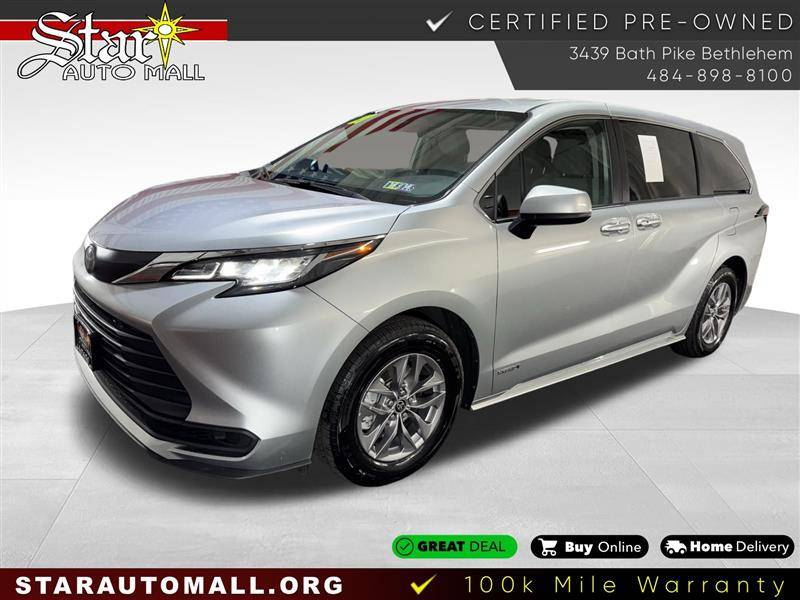 2021 Toyota Sienna LE — Minivan — 126,627 mi — Bethlehem, PA