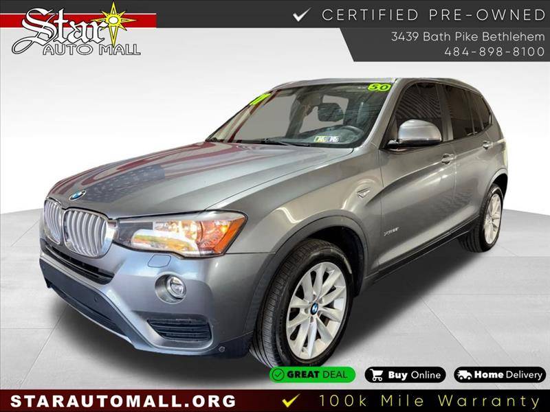 2017 BMW X3 28i — SUV — 50,930 mi — Bethlehem, PA