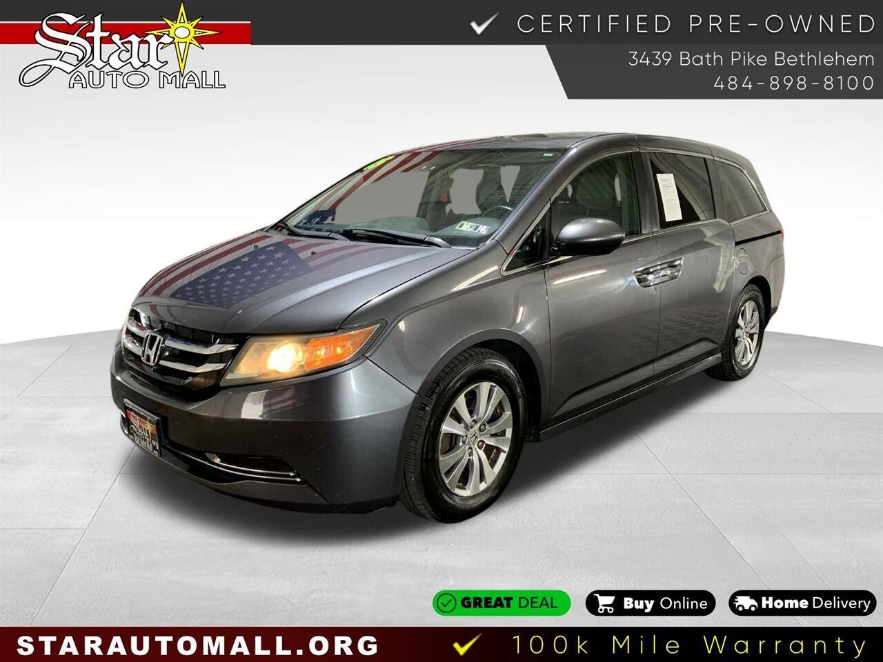 2015 Honda Odyssey EX-L — Minivan — 118,551 mi — Bethlehem, PA