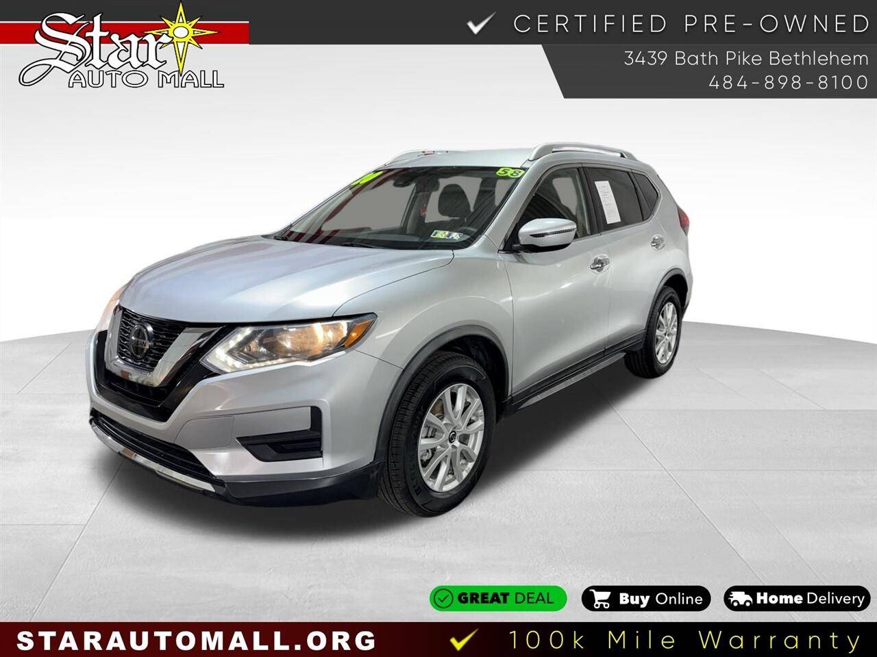 2020 Nissan Rogue SV — SUV — 58,374 mi — Bethlehem, PA