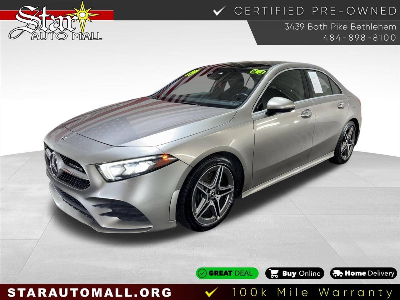 2019 Mercedes-Benz A-Class A 220 — Sedan — 83,414 mi — Bethlehem, PA