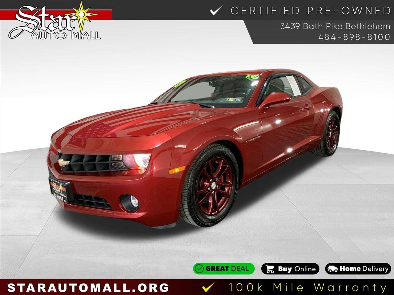 2013 Chevrolet Camaro 1LT — Coupe — 32,233 mi — Bethlehem, PA
