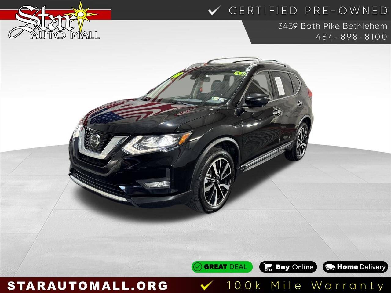 2018 Nissan Rogue SL — SUV — 57,975 mi — Bethlehem, PA