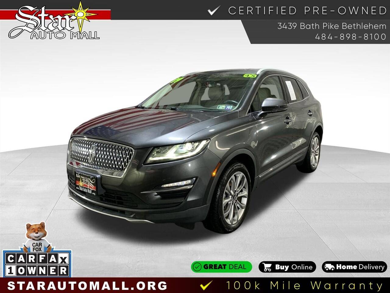 2019 Lincoln MKC Select — SUV — 45,356 mi — Bethlehem, PA