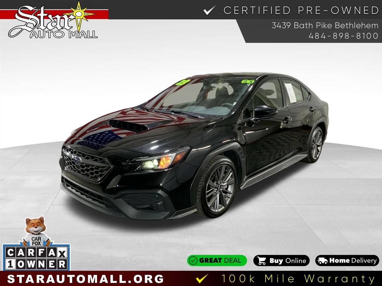 2023 Subaru WRX Standard — Sedan — 25,121 mi — Bethlehem, PA
