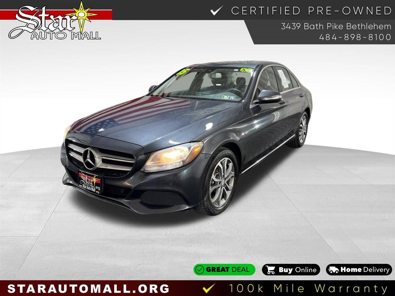 2015 Mercedes-Benz C-Class C 300 — Sedan — 52,465 mi — Bethlehem, PA