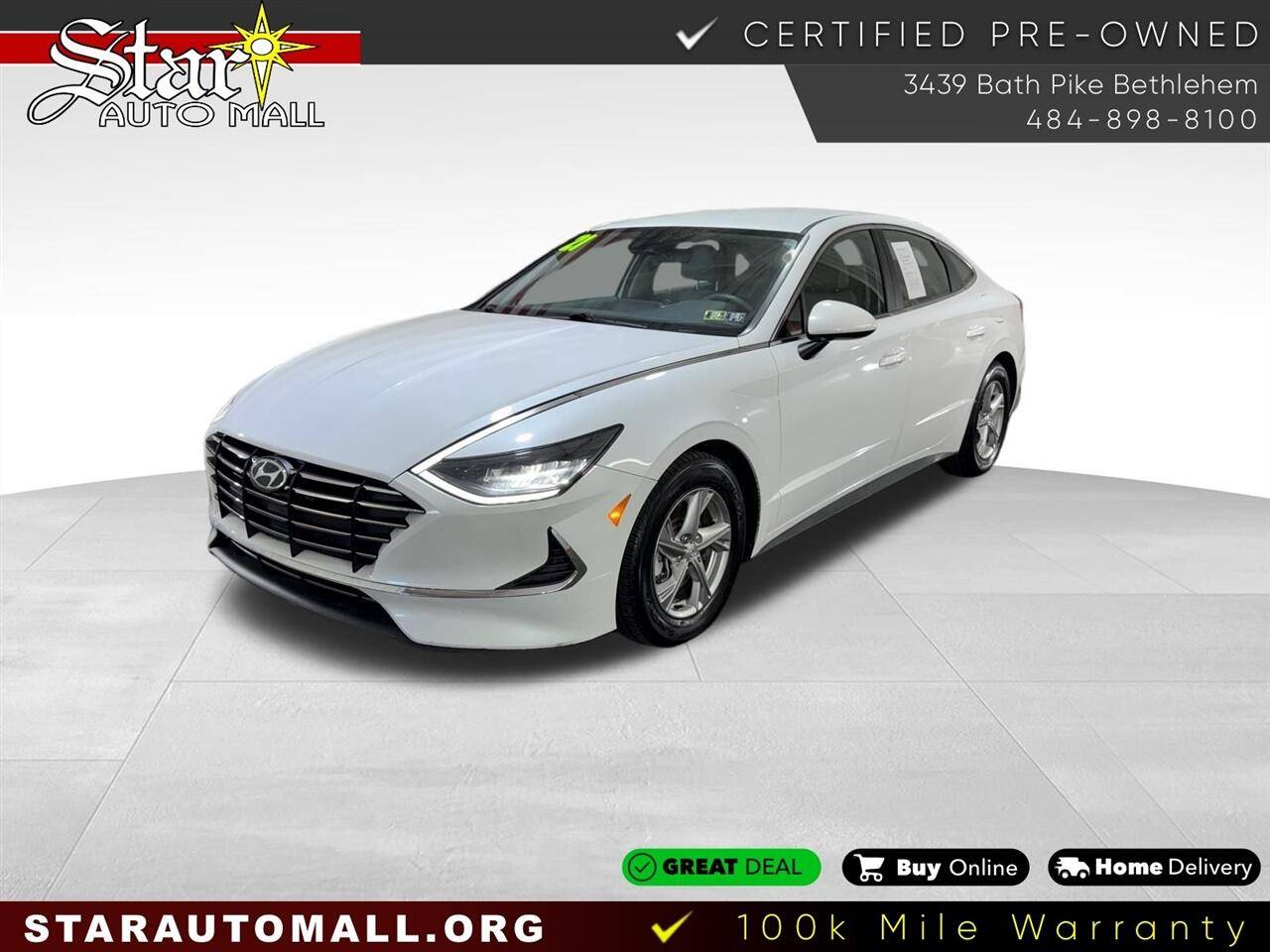 2021 Hyundai Sonata SE — Sedan — 129,742 mi — Bethlehem, PA
