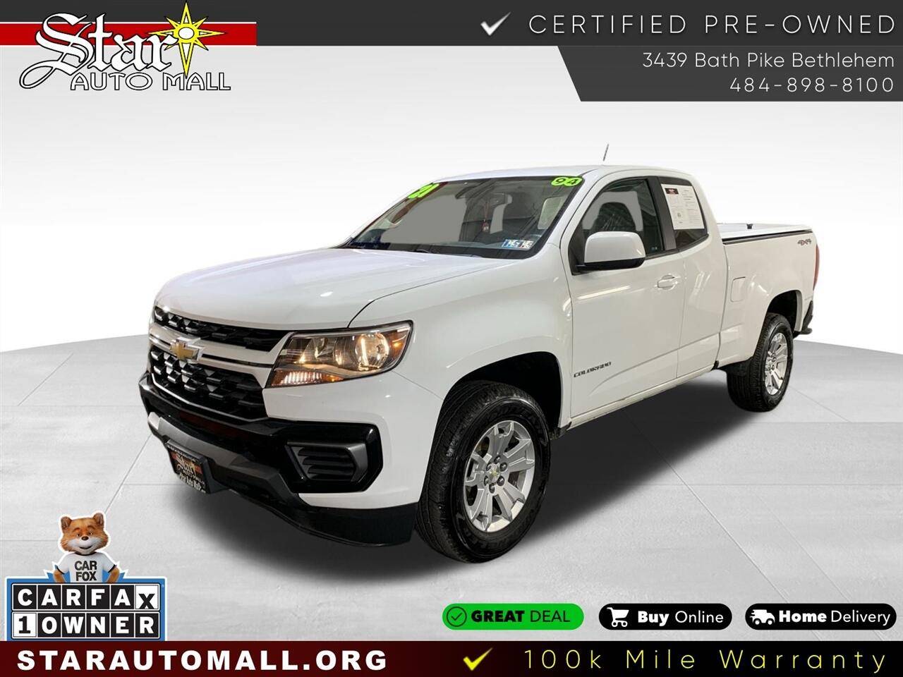 2021 Chevrolet Colorado LT — Pickup Truck — 101,143 mi — Bethlehem, PA
