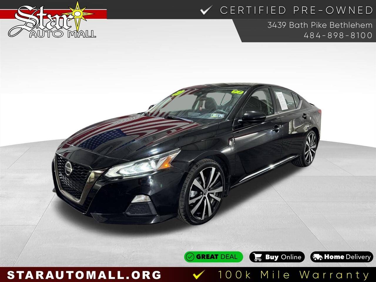 2020 Nissan Altima SR — Sedan — 76,951 mi — Bethlehem, PA