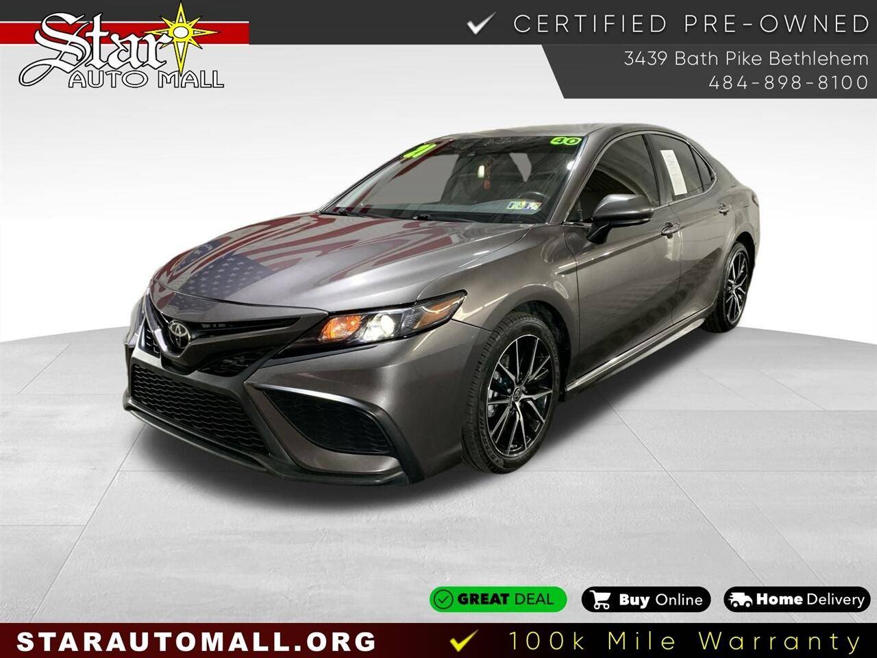 2021 Toyota Camry SE Nightshade — Sedan — 40,179 mi — Bethlehem, PA