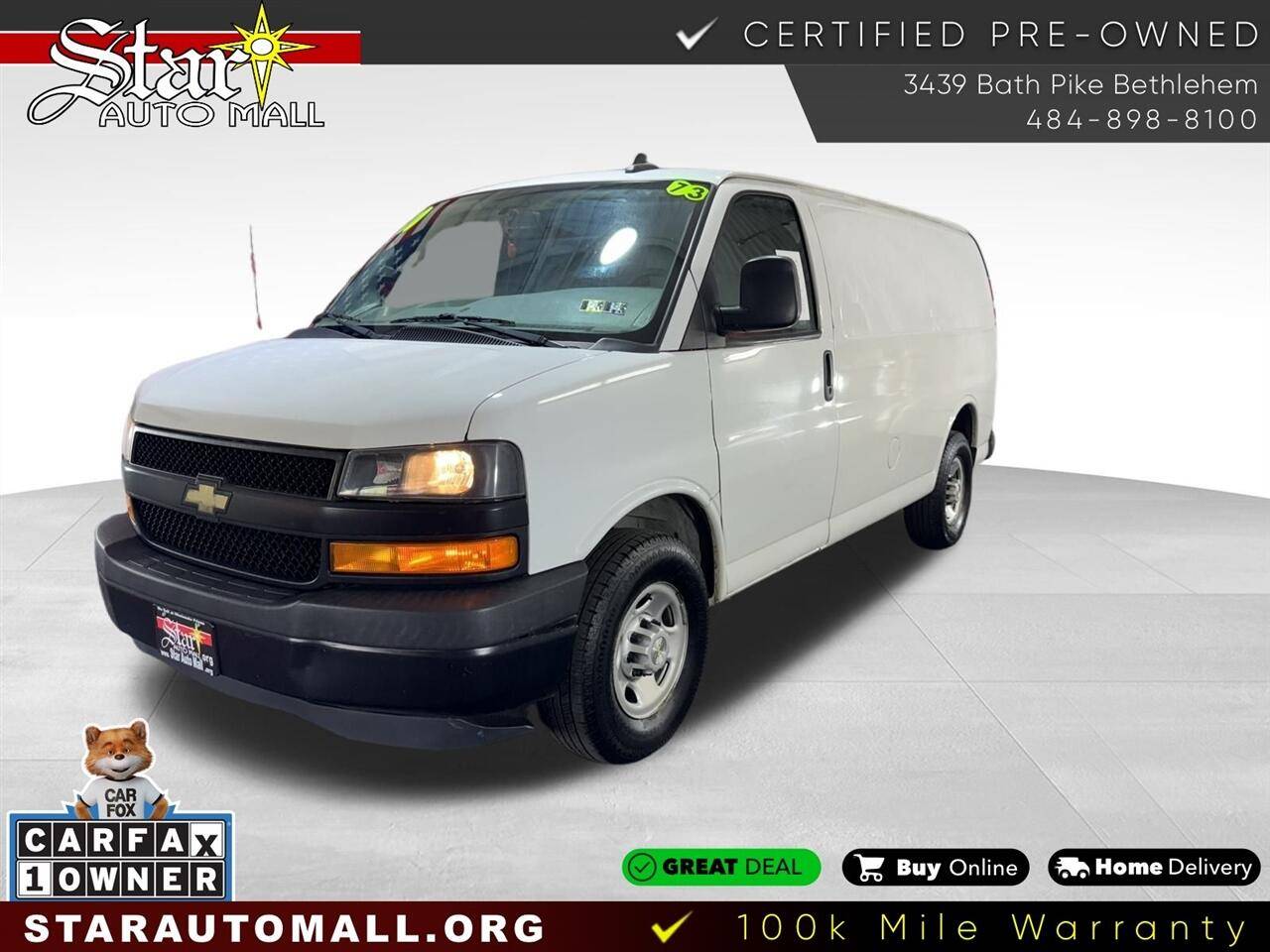 2020 Chevrolet Express Cargo Van Base — Cargo Van — 72,924 mi — Bethlehem, PA