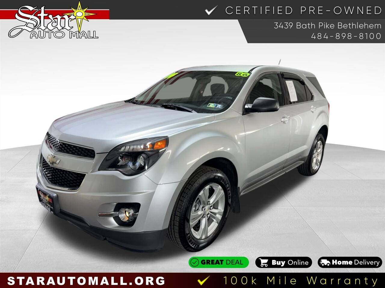 2014 Chevrolet Equinox LS — SUV — 85,703 mi — Bethlehem, PA