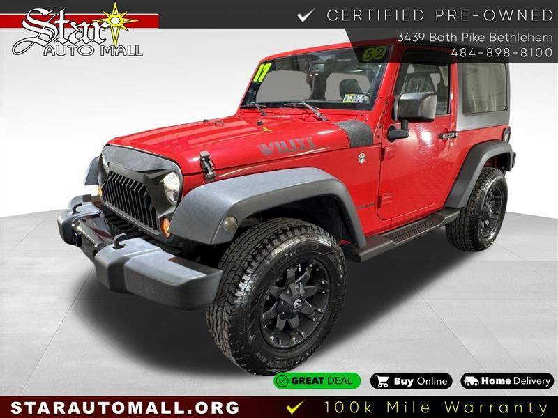 2017 Jeep Wrangler Willys Wheeler — SUV — 52,534 mi — Bethlehem, PA