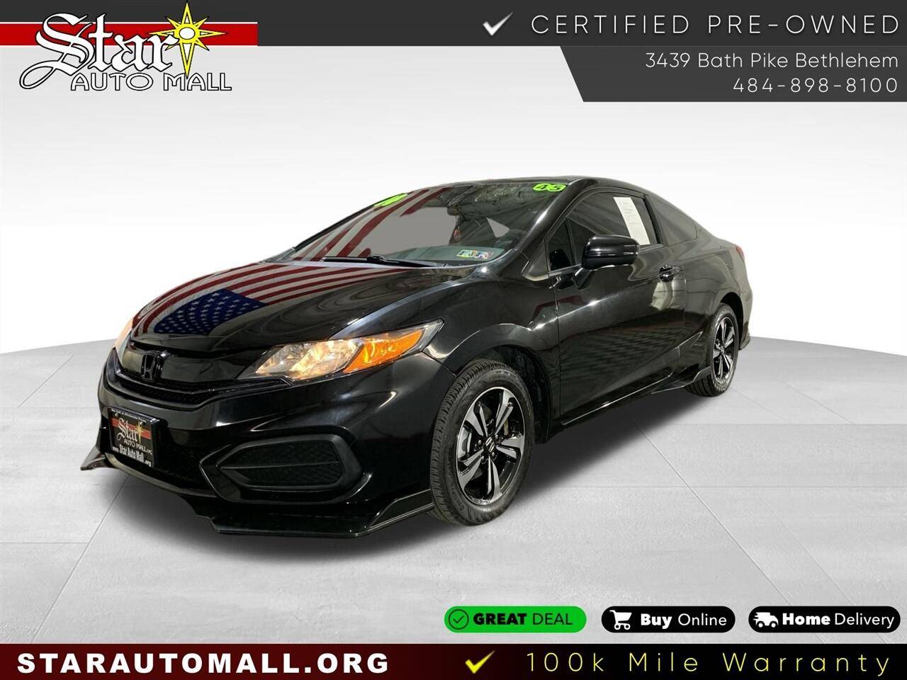 2014 Honda Civic EX — Coupe — 44,890 mi — Bethlehem, PA