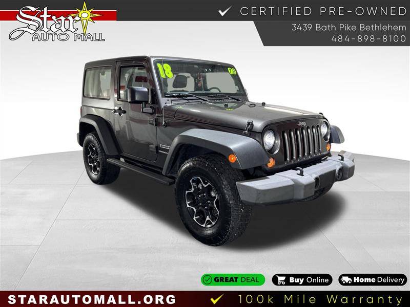 2018 Jeep Wrangler Sport — SUV — 70,296 mi — Bethlehem, PA