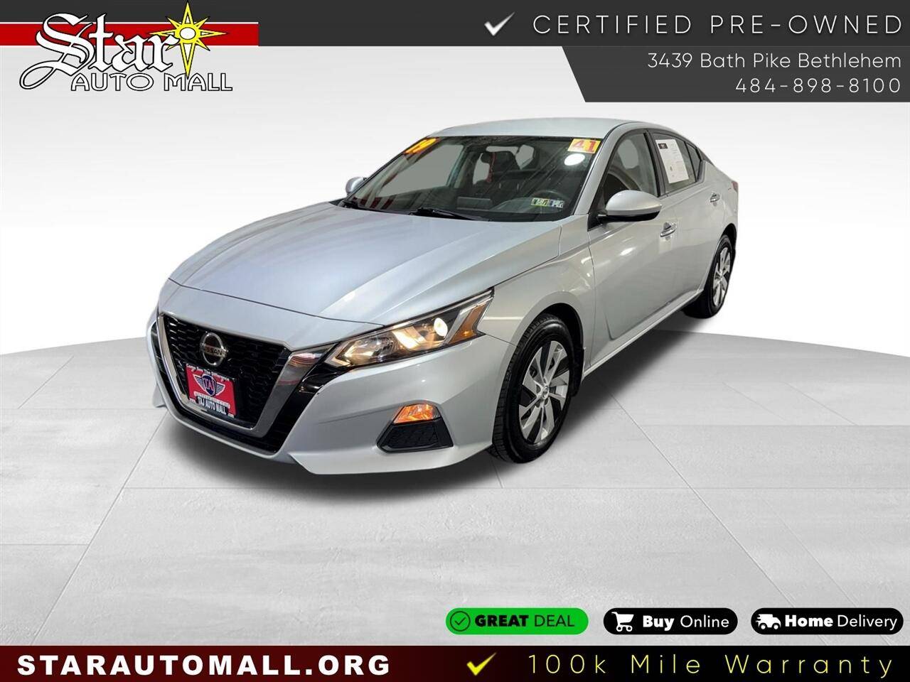 2019 Nissan Altima S — Sedan — 41,573 mi — Bethlehem, PA