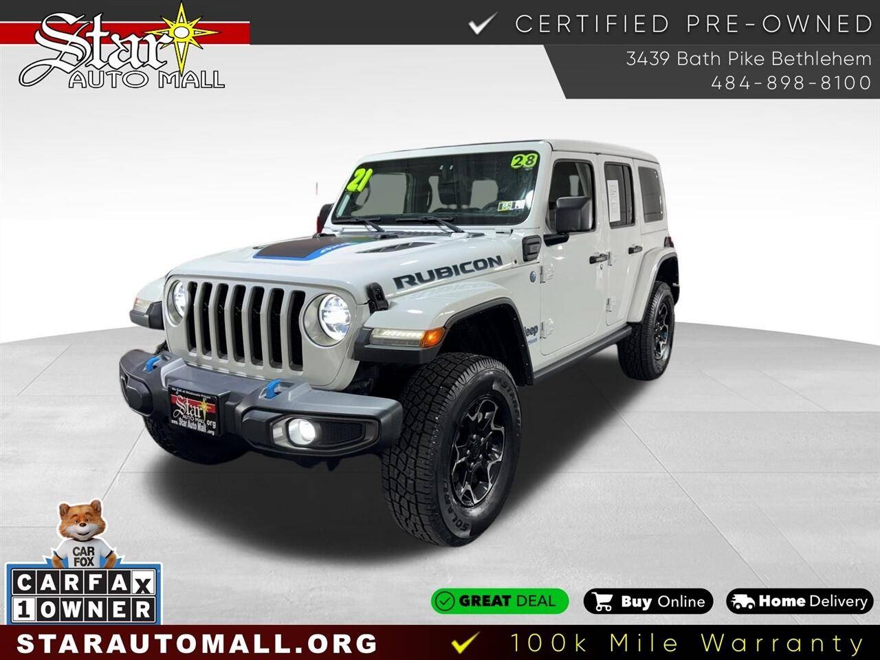 2021 Jeep Wrangler Rubicon 4xe — SUV — 27,889 mi — Bethlehem, PA