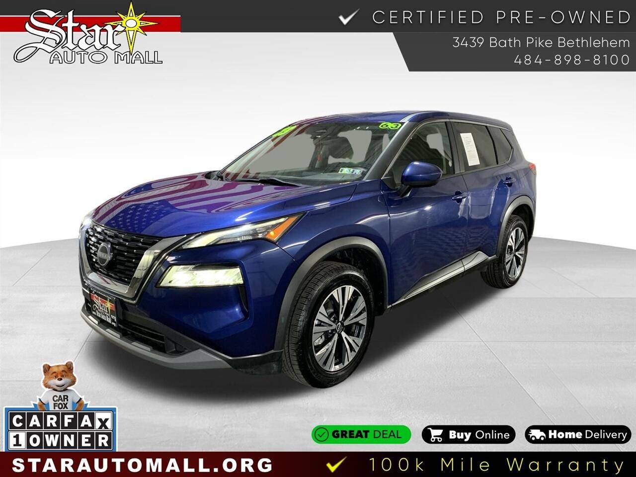 2023 Nissan Rogue SV — SUV — 63,122 mi — Bethlehem, PA