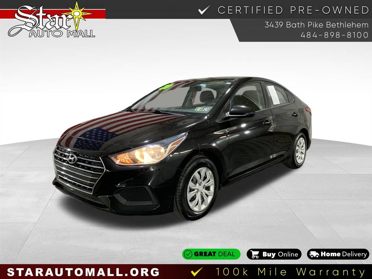 2020 Hyundai Accent SE — Sedan — 118,359 mi — Bethlehem, PA