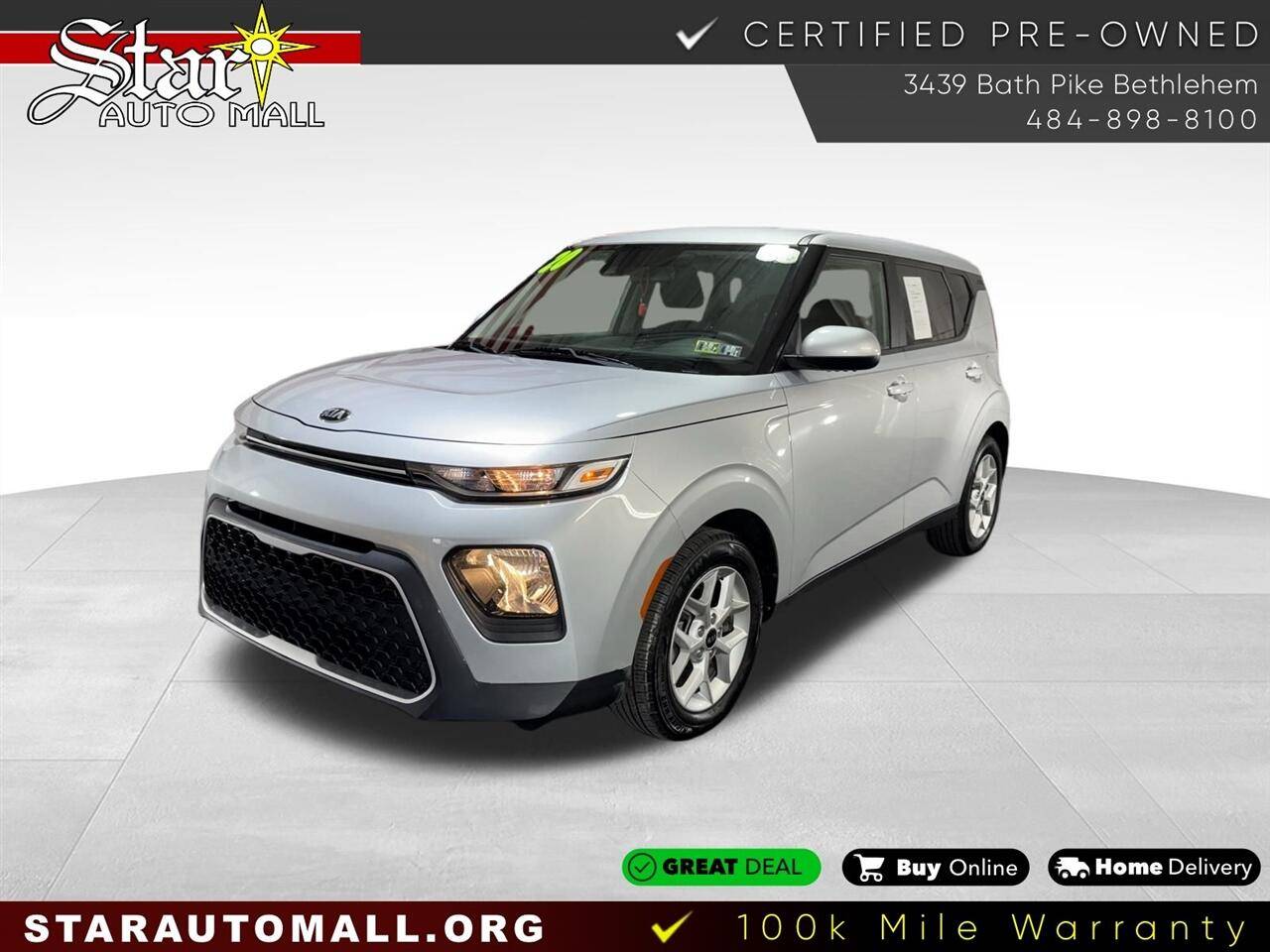 2020 Kia Soul S — Hatchback — 33,811 mi — Bethlehem, PA