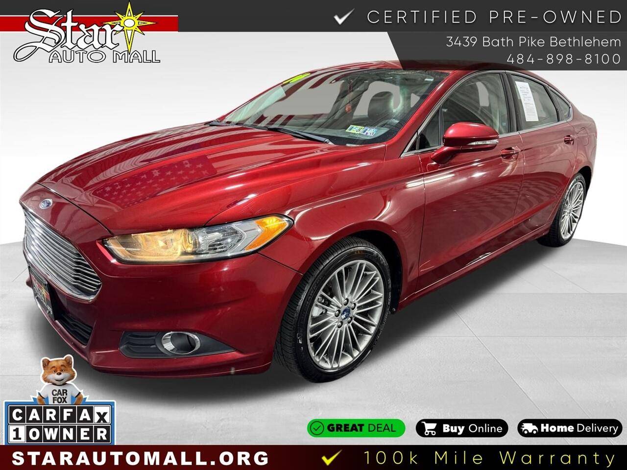 2014 Ford Fusion SE — Sedan — 124,869 mi — Bethlehem, PA