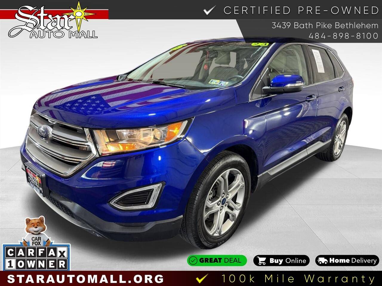 2015 Ford Edge Titanium — SUV — 23,545 mi — Bethlehem, PA