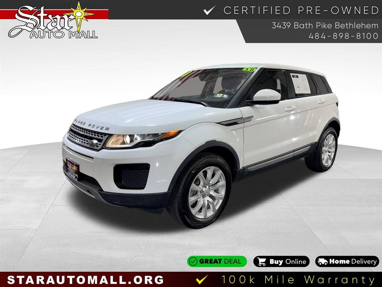 2018 Land Rover Range Rover Evoque SE — SUV — 38,493 mi — Bethlehem, PA