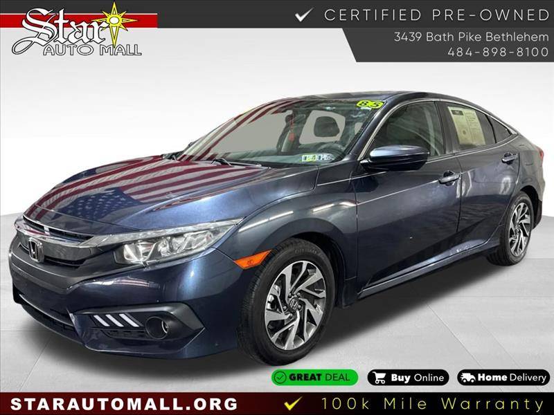 2018 Honda Civic EX — Sedan — 85,402 mi — Bethlehem, PA