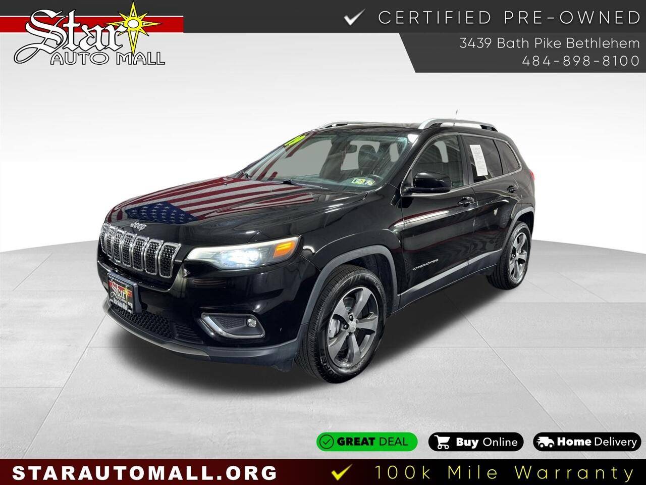 2019 Jeep Cherokee Limited — SUV — 125,931 mi — Bethlehem, PA