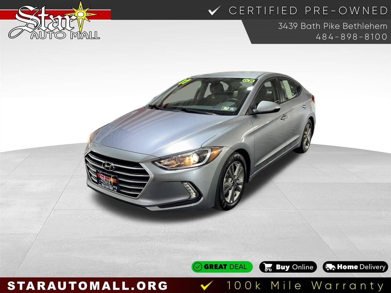 2017 Hyundai Elantra SE — Sedan — 68,228 mi — Bethlehem, PA