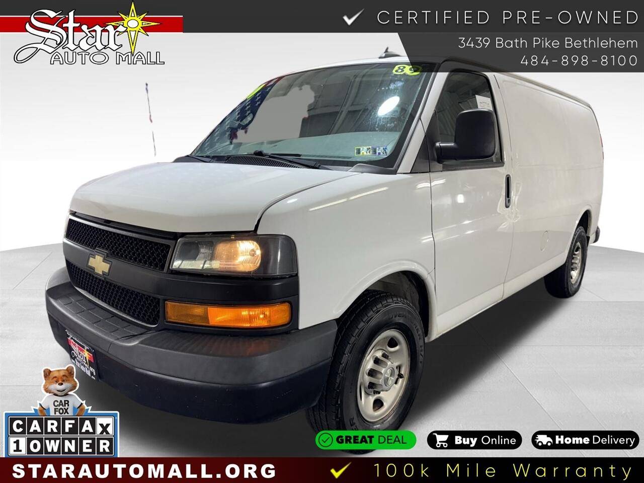 2020 Chevrolet Express Cargo Van Base — Cargo Van — 88,704 mi — Bethlehem, PA