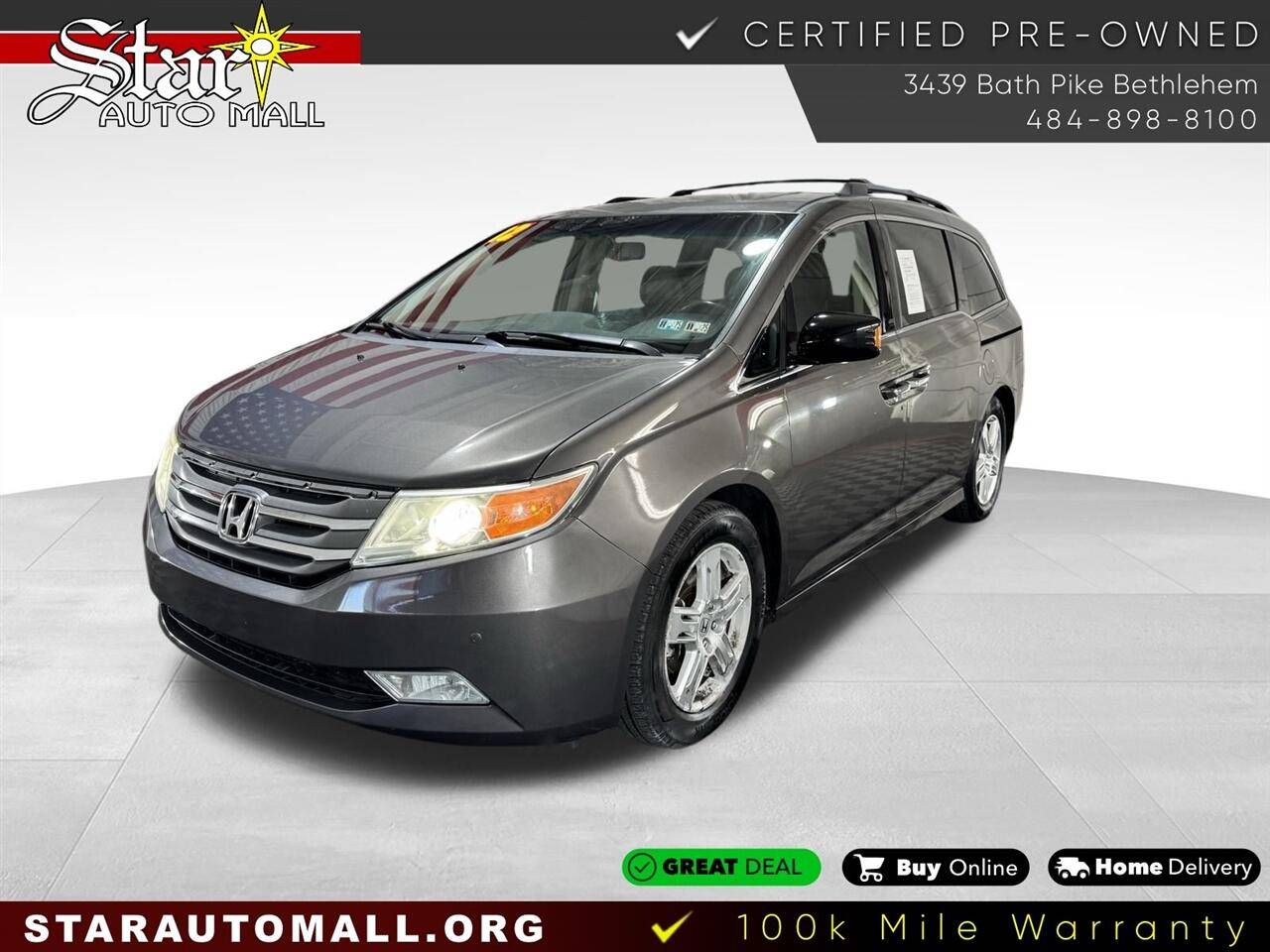 2012 Honda Odyssey Touring — Minivan — 141,046 mi — Bethlehem, PA