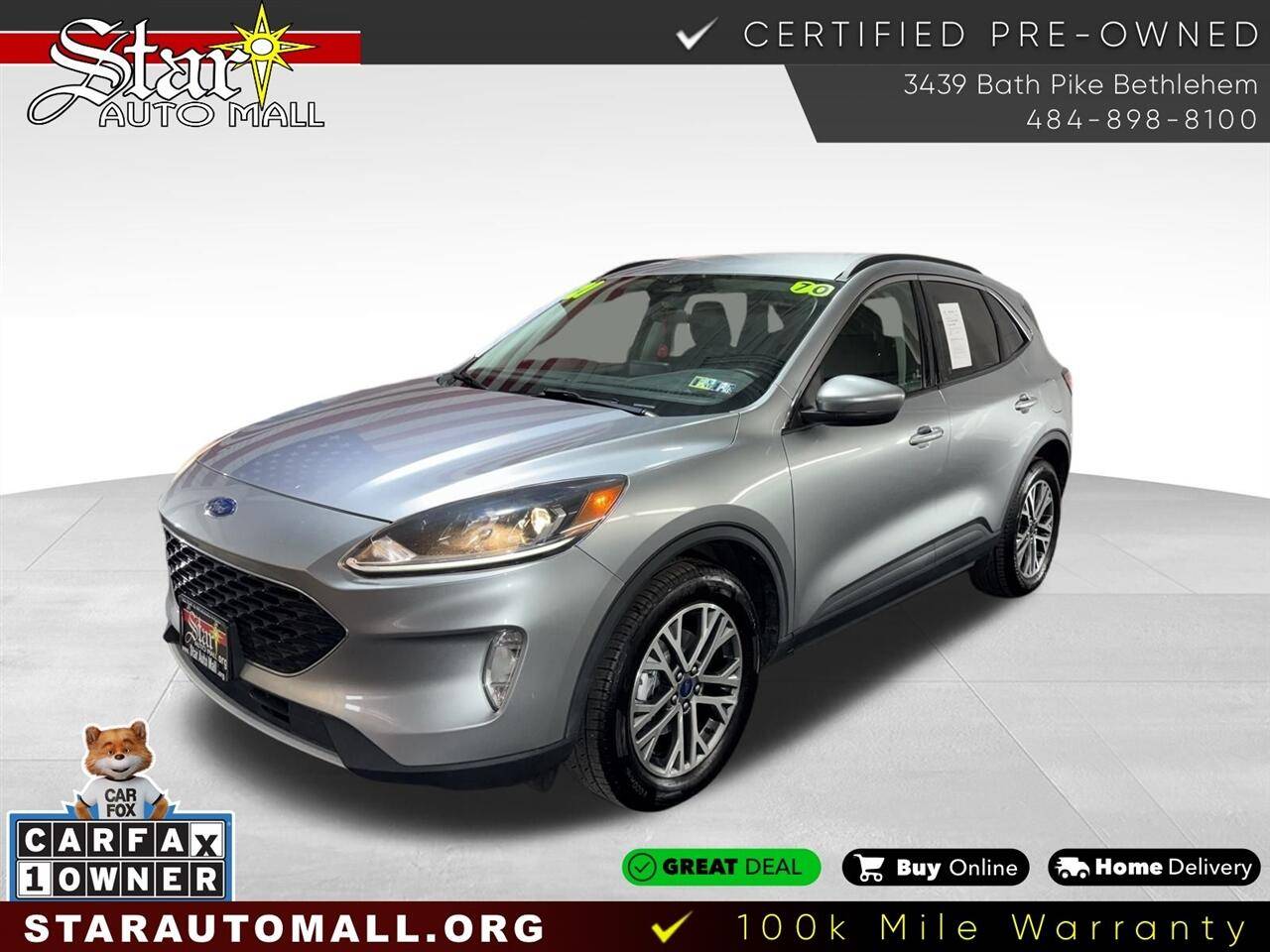 2021 Ford Escape SEL Hybrid — SUV — 69,942 mi — Bethlehem, PA